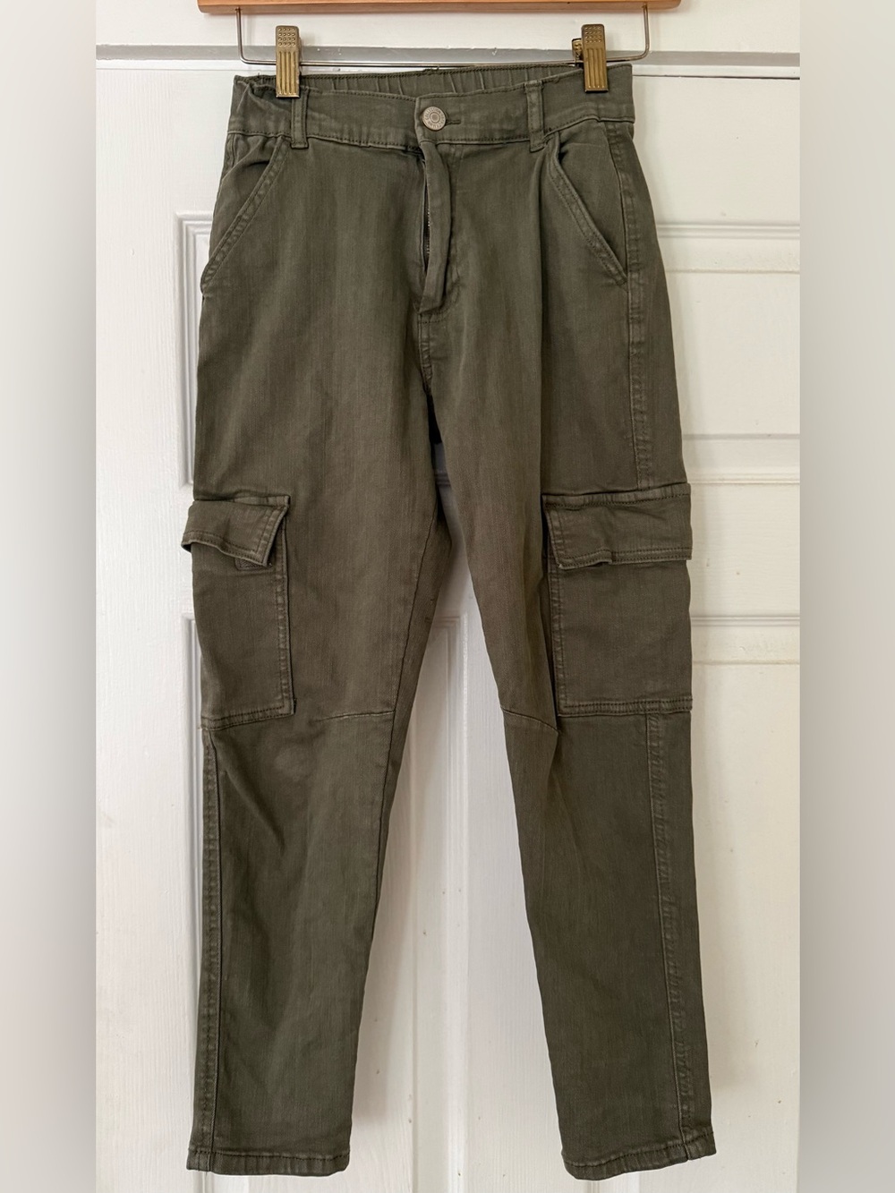 Zara Kids Olive Green Men's Cargo Pants
